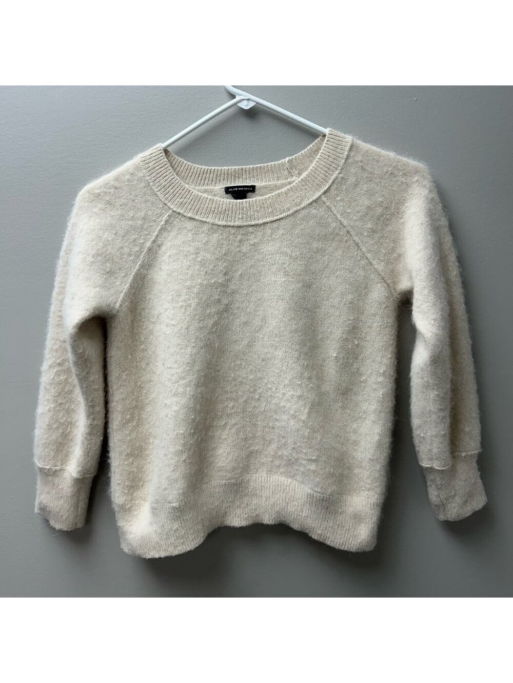 Club Monaco Angora Rabbit Hair Women’s Cream Sweater